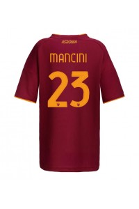 AS Roma Gianluca Mancini #23 Jalkapallovaatteet Naisten Kotipaita 2025-26 Lyhythihainen